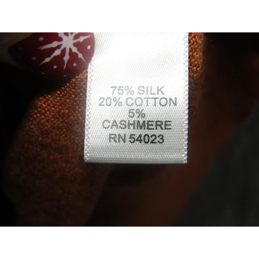 Banana‎ Republic Luxury Blend V Neck Sweater Orange Size L